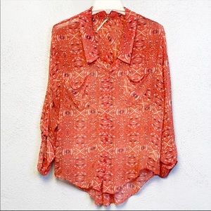 Anthropologie button down long sleeve